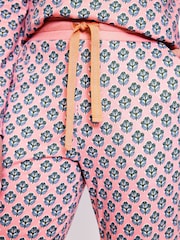 Boden Pink Jersey Pyjama Bottoms - Image 2 of 5