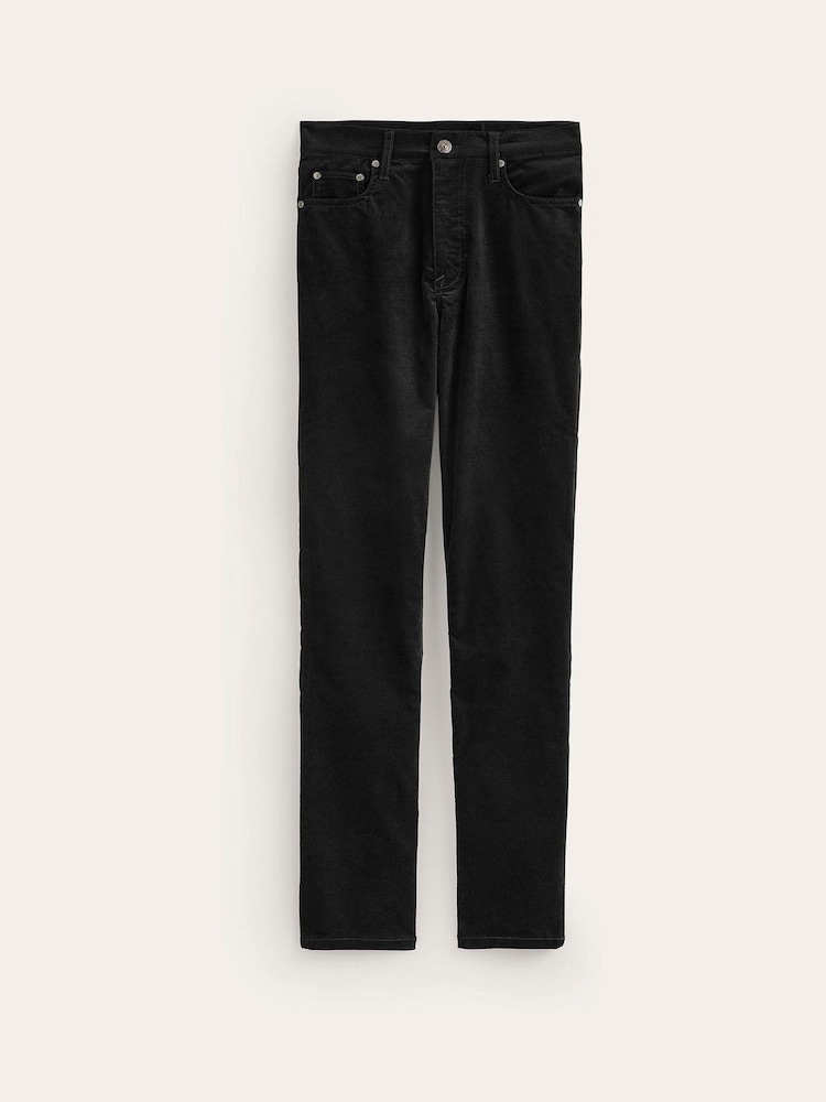 Boden Black Velveteen 5 Pocket Jeans - Image 6 of 6