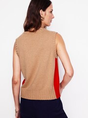 Boden Brown Zia Knitted Waistcoat - Image 3 of 6