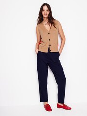 Boden Brown Zia Knitted Waistcoat - Image 4 of 6