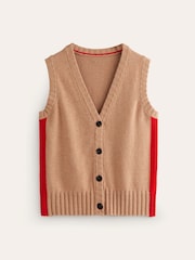Boden Brown Zia Knitted Waistcoat - Image 5 of 6