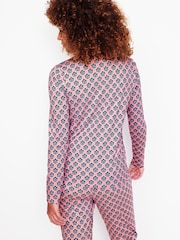 Boden Pink Jersey Pyjama Long Sleeve Top - Image 4 of 5