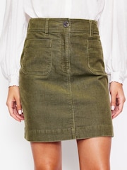 Boden Green Estella Cord Skirt - Image 3 of 5