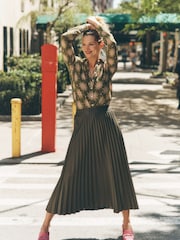 Boden Green Camilla PU Maxi Skirt - Image 1 of 6