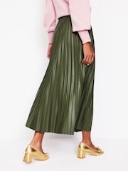 Boden Green Camilla PU Maxi Skirt - Image 4 of 6