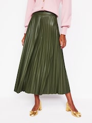 Boden Green Camilla PU Maxi Skirt - Image 5 of 6
