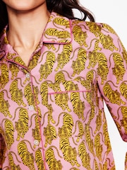 Boden Yellow 100% Cotton Sateen Pyjamas Shirt - Image 2 of 5