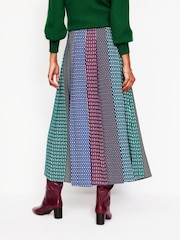Boden Blue Knife Pleat Midi Skirt - Image 4 of 6