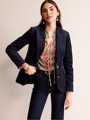 Boden Blue Marylebone Cord Blazer - Image 1 of 6