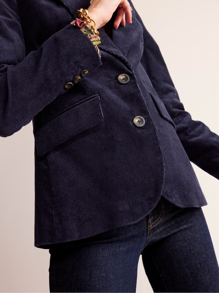 Blau - Boden Marylebone Cord-Blazer - Bild 2 von 6 Blau - Boden Marylebone Cord-Blazer - Bild 2 von 6