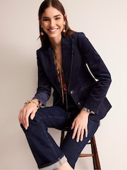Boden Blue Marylebone Cord Blazer - Image 4 of 6