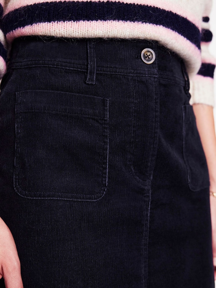 Boden Blue Estella Cord Skirt - Image 2 of 5