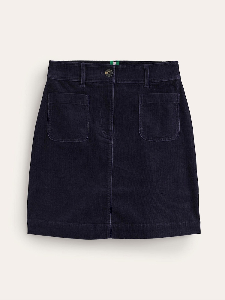 Boden Blue Estella Cord Skirt - Image 5 of 5