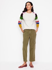 Boden Cream Olivia Merino Jumper - Image 4 of 5