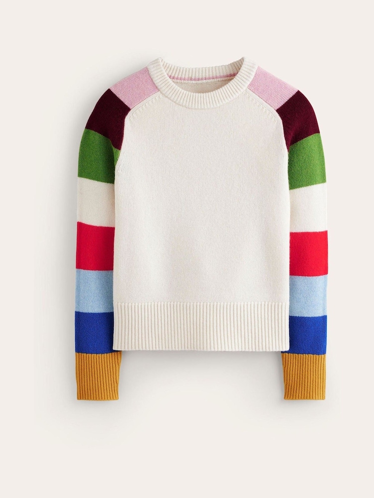 Boden Cream Olivia Merino Jumper - Image 5 of 5 Boden Cream Olivia Merino Jumper - Image 5 of 5