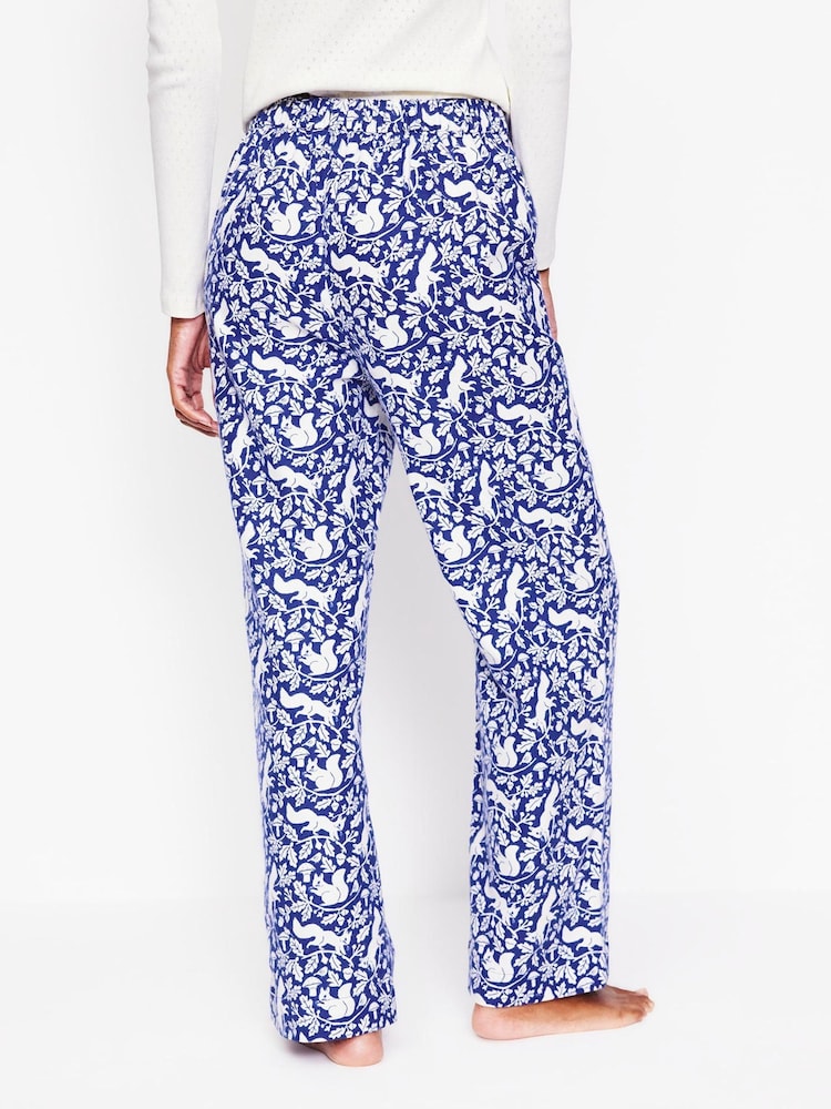 Pantaloni de pijama din bumbac periat Boden cu 100% - Image 3 of 5