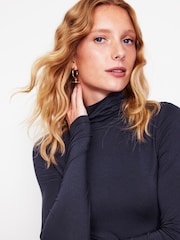 Boden Blue Polly Jersey Top - Image 3 of 5