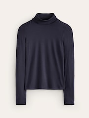 Boden Blue Polly Jersey Top - Image 5 of 5