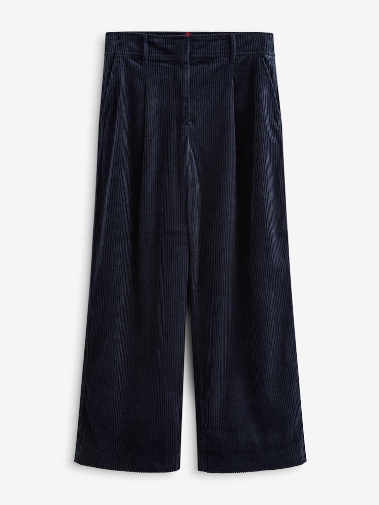 Boden Blue 100% Cotton Chiswick Cord Trousers - Image 2 of 2