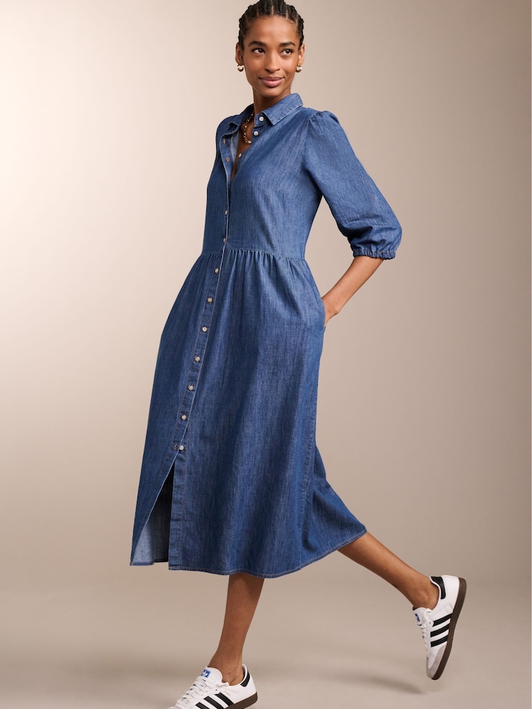Baukjen Blue Barbara Organic Dress - Image 1 of 5