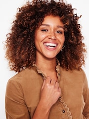 Boden Brown 100% Cotton Phoebe Cord Shirt - Image 2 of 5