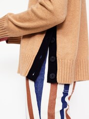 Boden Brown Zia Button Side Jumper - Image 3 of 6