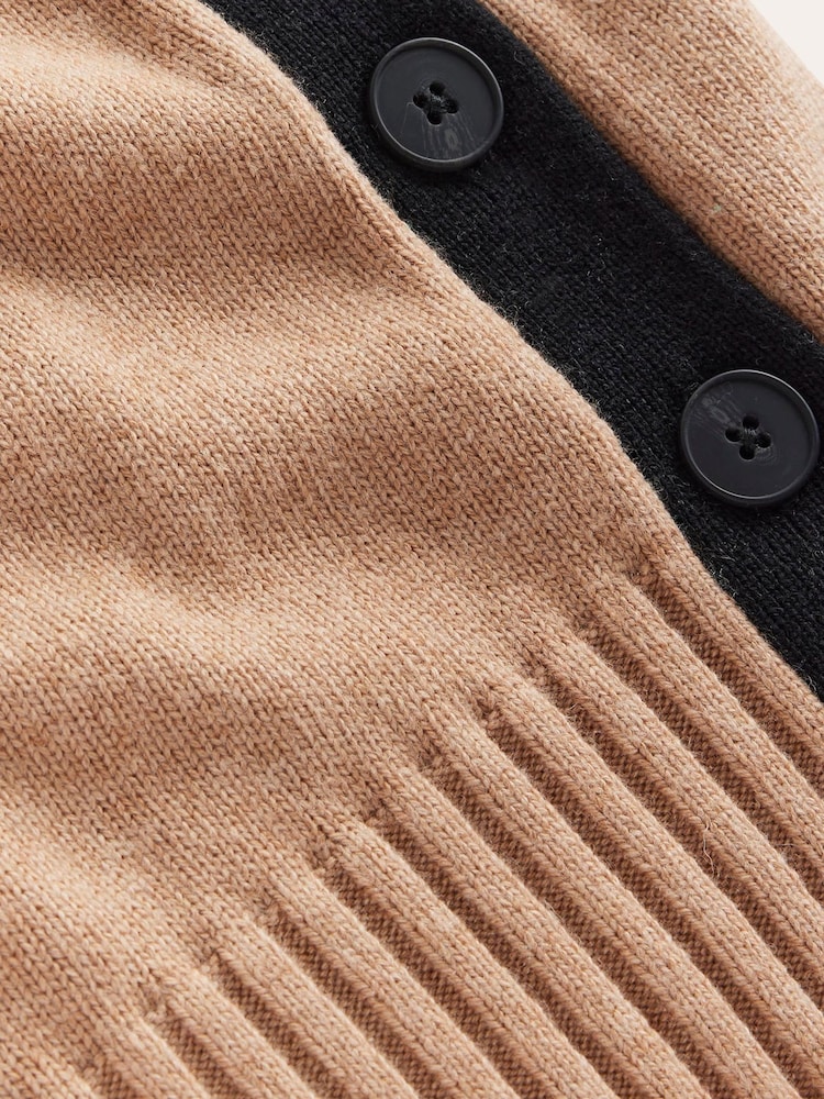 Boden Brown Zia Button Side Jumper - Image 6 of 6