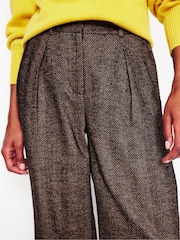 Boden Brown Chiswick Wool Blend Trousers - Image 4 of 5