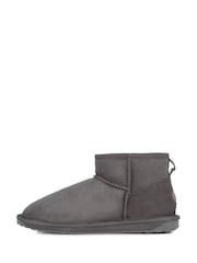 EMU Australia Charcoal Grey Stinger Micro Sheepskin Boots - Image 2 of 6