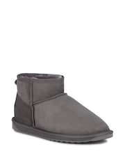 EMU Australia Charcoal Grey Stinger Micro Sheepskin Boots - Image 3 of 6