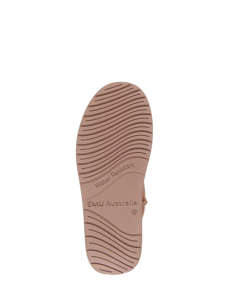 EMU Australia Brown Stinger Micro Flatform Sheepskin Boots - Image 12 of 12