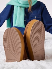 EMU Australia Brown Stinger Micro Flatform Sheepskin Boots - Image 4 of 12