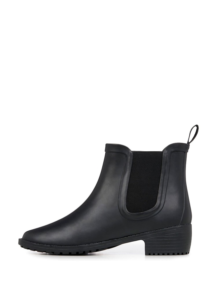 EMU Australia Black Grayson Chelsea Wellies Boots - Image 2 of 6