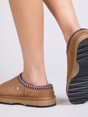 EMU Australia Brown Sharky Scuff Sheepskin Slippers - Image 7 of 12