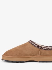 EMU Australia Brown Sharky Scuff Sheepskin Slippers - Image 8 of 12