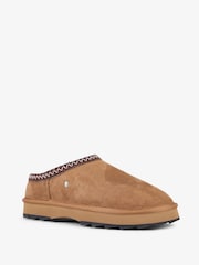 EMU Australia Brown Sharky Scuff Sheepskin Slippers - Image 9 of 12