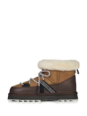 EMU Australia Brown Blurred Micro Water Resistant Snow Boots - Image 5 of 9