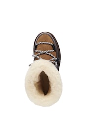 EMU Australia Brown Blurred Micro Water Resistant Snow Boots - Image 8 of 9