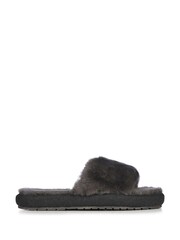 EMU Australia Charcoal Grey Mckay Plush Slippers - Image 1 of 6