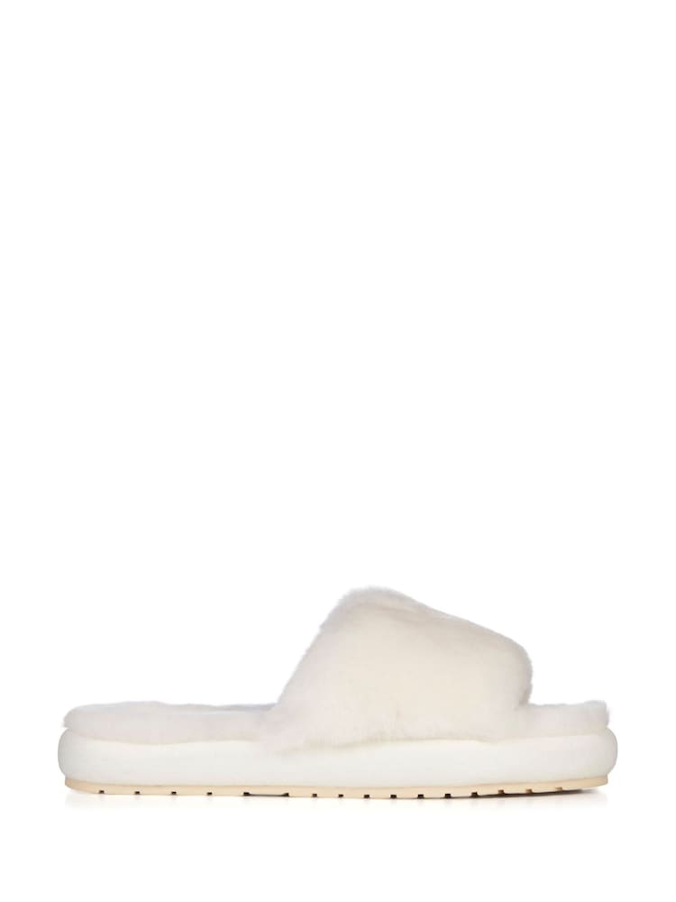 EMU Australia Cream Mckay Plush Slippers - Image 1 of 10