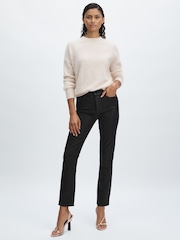Paige Coated Straight-Leg Jeans - Image 1 of 7
