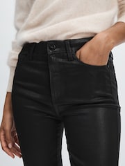 Paige Coated Straight-Leg Jeans - Image 4 of 7
