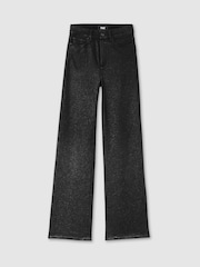 Paige Glitter Dégradé Straight Leg Jeans - Image 2 of 6