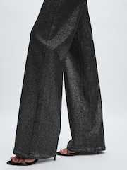 Paige Glitter Dégradé Straight Leg Jeans - Image 4 of 6