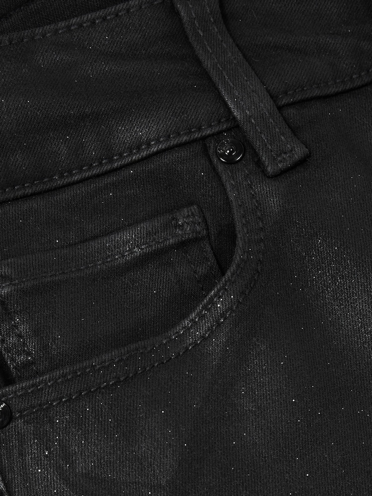 Paige Glitter Dégradé Straight Leg Jeans - Image 6 of 6