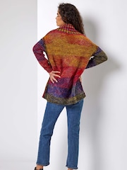 Roman Multi Cowl Neck Ombre Jumper - Image 3 of 5