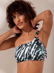 Mint Velvet One Shoulder Ring Detail Bikini Top - Imagen 3 de 6