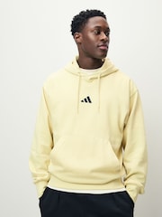 adidas Black Essentials Feelcozy Fleece Hoodie - Image 1 of 5