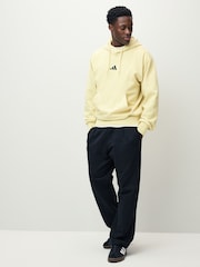 adidas Black Essentials Feelcozy Fleece Hoodie - Image 2 of 5