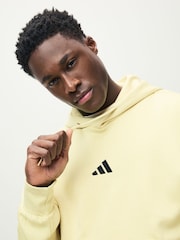 adidas Black Essentials Feelcozy Fleece Hoodie - Image 4 of 5
